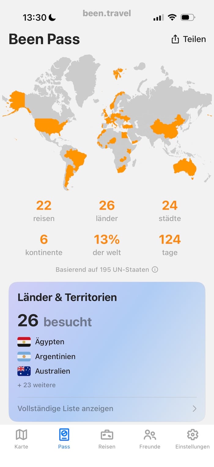 Statistiken anzeigen