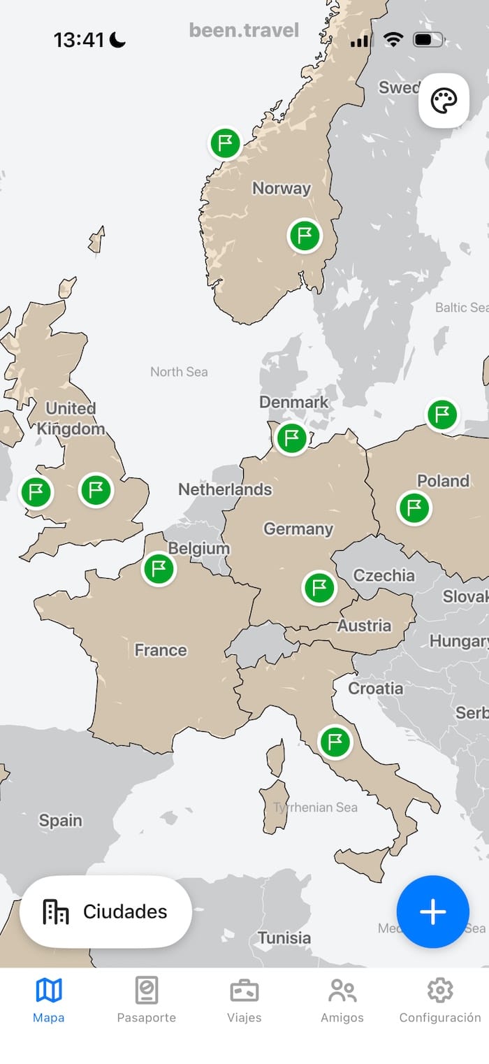 Rastrear ciudades individuales